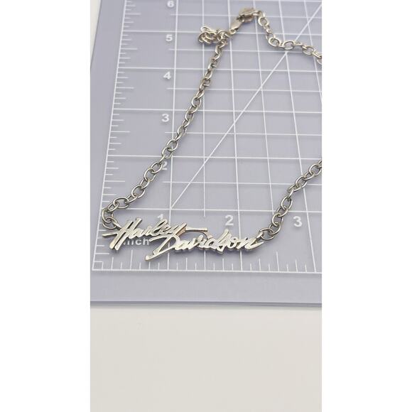 Rare Harley Davidson Sterling Silver 925 MOD Pendant Chain Necklace HDN0104 16" - Picture 8 of 16